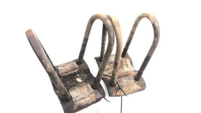 1973-1988 Chevy C20 Pickup U-Bolt Set For Rear End Complete With Plates Oem