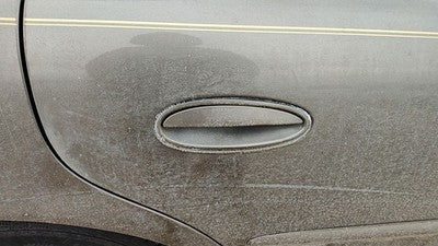 97-05 Century Passenger Right Rear Outside Door Handle Back Dark Bronzemist 76U