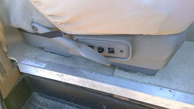 1995 Chevy Astro Passenger Right Side Power Seat Switch With Trim Panel Oem Tan