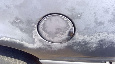 1993 Ford Explorer Fuel Tank Door With Hinge Gas Lid Oem Filler Silver