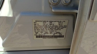 2007-2018 Nissan Altima Driver Left Rear Brake Caliper With Mount Bracket Back