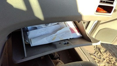 2001-2003 Hyundai Elantra Glove Box Assembly Complete Door With Latch Oem Tan