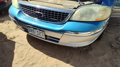 2001-2003 Ford Windstar Front Bumper Cover Assembly Oem Blue Lv Ts Torn