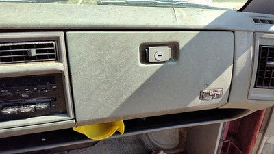 1993 S10 Blazer Glove Box Assembly Complete Door With Latch Oem Gray