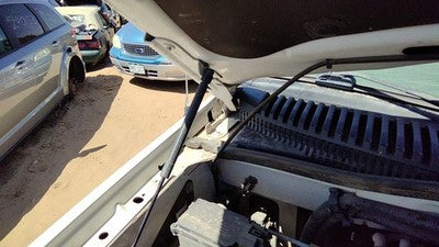 02-10 Ford Explorer Passenger Right Hood Hinge Assembly Oem White Yz 1L2z16796aa