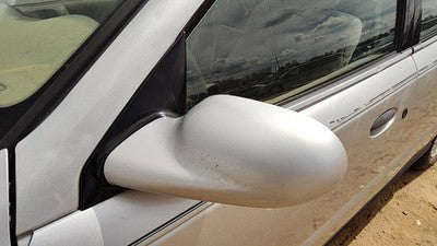 2001-03 Saturn L100 Driver Left Side Mirror Door Mounted Oem Silver 12U 21019867