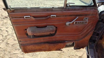 1984 Jeep Grand Wagoneer Driver Left Front Door Trim Panel Without Master Switch