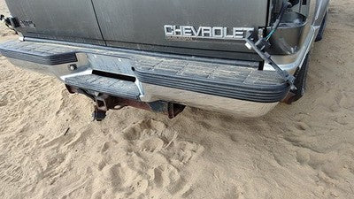 1992-1999 Chevy Suburban Chrome Rear Bumper With Mount Brackets Oem 999863