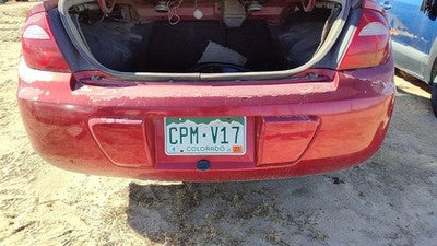 2003-2005 Dodge Neon Rear Bumper Cover Assembly Oem Back Maroon 05114170Ab