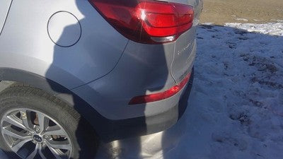 2010-2016 Kia Sportage Rear Bumper Cover Assembly Oem Back Silver A3d 866123W540