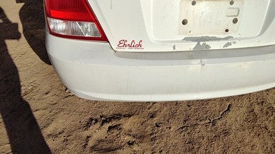 2001-2003 Hyundai Elantra Rear Bumper Cover Assembly Oem Back White 866102D000