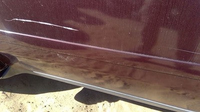 2006-2009 Trail Blazer Driver Left Front Moulding From Door Trim Strip Red 49U