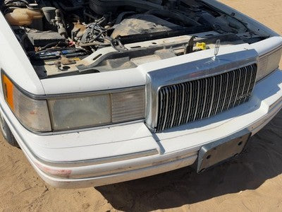 1990-1994 Lincoln Town Car Complete Header Panel Assembly Oem White Wt F2Vy8190A