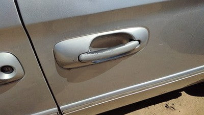 2001-07 Town & Country Driver Left Rear Outside Door Handle Back Silver Ps2