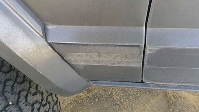 1985 Jeep Cherokee Driver Left Moulding From Fender Oem Trim Strip Gray