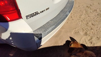 2008-2010 Dodge Grand Caravan Rear Bumper Cover Assembly Oem Back White Pw1