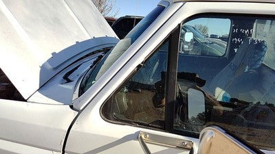 1992-97 Ford F350 Driver Left Front Vent Window Small Door Glass With Frame Oem