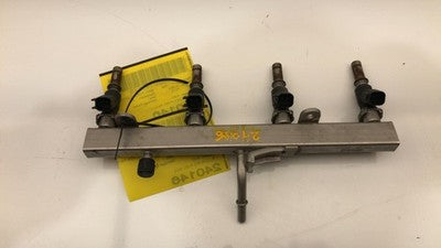 09-11 Chevy Aveo Complete Fuel Rail With Injectors Set Loaded Oem 1.6L 55559377