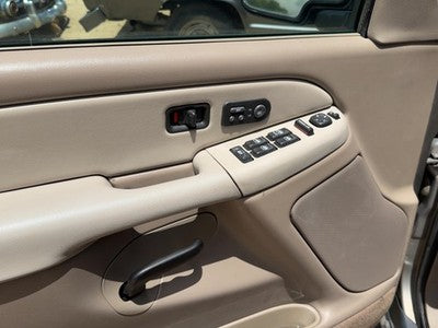 01-02 Suburban Driver Left Front Door Trim Panel With Master Switch Tan 52I