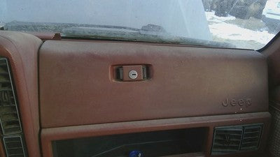 1985 Jeep Cherokee Glove Box Assembly Complete Door With Latch Oem Red