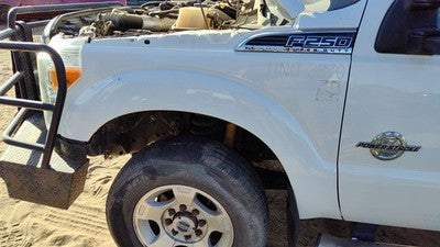 2011-2016 Ford F250 Driver Left Front Fender Oem White Z1 6.7L Powerstroke