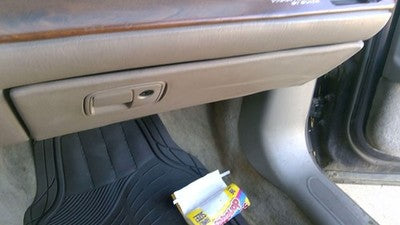 1997-2005 Buick Park Ave Glove Box Assembly Complete Door With Latch Gray 173