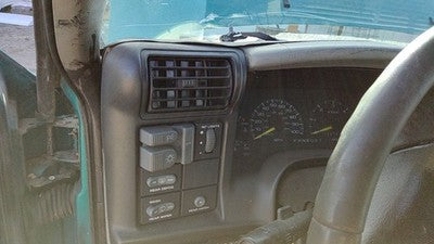 1995-1997 S10 Blazer Trim Bezel Around Speedometer Oem Dash Surround Panel Gray