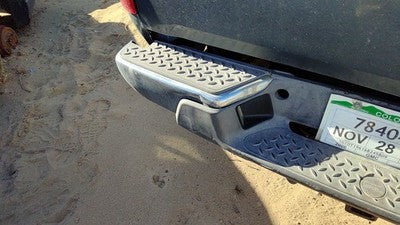 2004-2012 Gmc Canyon Rear Bumper With Mount Brackets Oem Back Step Dented Chrome