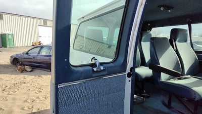 1995 Gmc Van 3500 Passenger Right Rear Door Trim Panel Back Blue