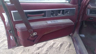 1990 Olds Eighty Eight Driver Left Front Inside Door Trim Panel Only Oem Red