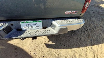 2004-2012 Gmc Canyon Rear Bumper With Mount Brackets Oem Back Step Dented Chrome