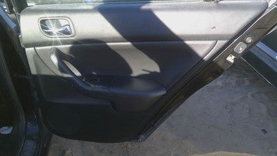 04-08 Acura Tsx Passenger Right Rear Inside Door Trim Panel Only Back Black A