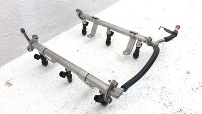 2005-2009 Land Rover Lr3 Complete Fuel Rail With Injectors Set Loaded Oem 4.0L
