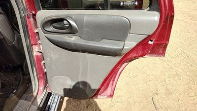 02-04 Trail Blazer Right Rear Inside Door Trim Panel Back Dark Pewter 922