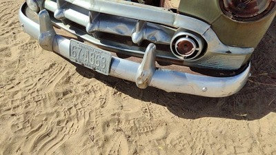 1953 Chevy Bel Air 150 Sedan Front Bumper Assembly With Brackets Chrome Oem