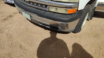 99-02 Chevy Silverado 1500 Chrome Front Bumper Assembly With Mount Brackets Oem