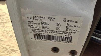 02-07 Jeep Liberty Passenger Right Front Lower Control Arm Oem A Arm 52088636Af
