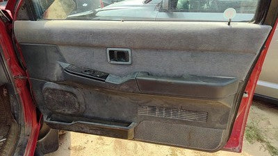 1995 Nissan Pathfinder Passenger Right Front Door Trim Panel With Switches Gray