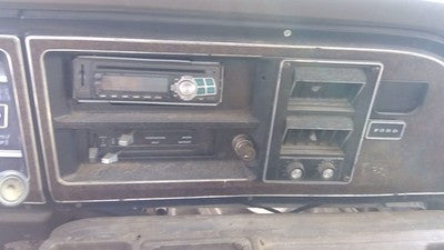 1979 Ford Van E250 Trim Bezel Around Radio Surround Dash Panel Oem