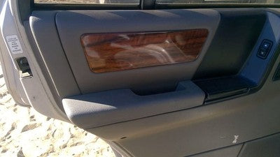 1994 Jeep Grand Cherokee Driver Left Rear Inside Door Trim Panel Only Back Brown