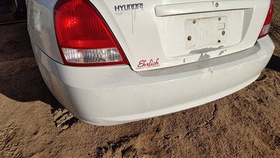2001-2003 Hyundai Elantra Rear Bumper Cover Assembly Oem Back White 866102D000