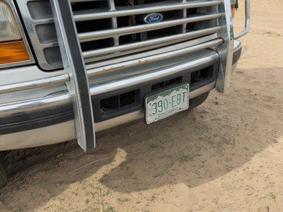 1993-1997 Ford F250 Front Bumper With Brackets Assembly Oem Ftf250