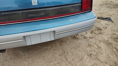 1989-1991 Olds Cutlass Calais Rear Bumper Cover Assembly Oem Back Blue 22548579