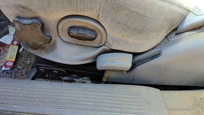 Buick Lesabre Driver Left Power Seat Track With Motors Only Gray 17B