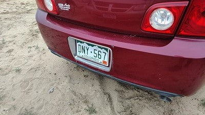 2008-2012 Chevy Malibu Rear Bumper Cover Assembly Oem Back Red 80U 25919219