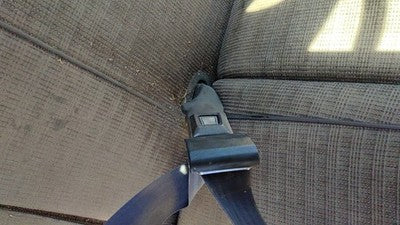 1989 F250 Pickup Driver Left Front Seat Belt Buckle Receiver Oem Gray