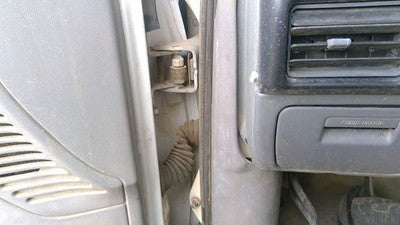1996 Ford F450 Driver Left Lower Kick Trim Panel Oem Gray
