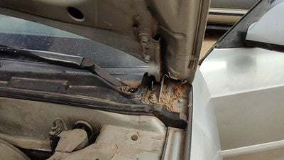 2003 Hyundai Elantra Driver Left Hood Hinge Assembly Oem Silver