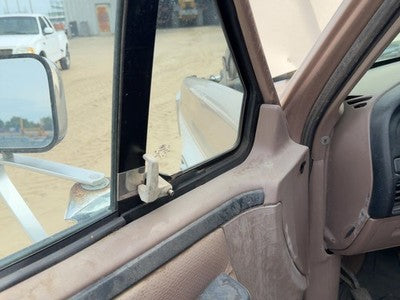 92-97 Ford F250 Driver Left Front Vent Window Small Door Glass With Frame Oem
