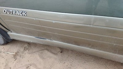 2000-2004 Legacy Outback Driver Left Front Moulding From Door Oem Trim Strip